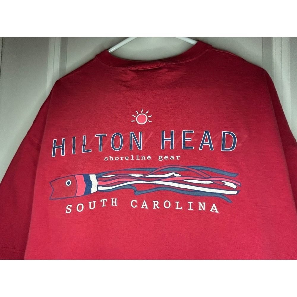 Vintage 90's Hilton Head Shoreline Gear South Carolina T-Shirt Mens 2XL USA made